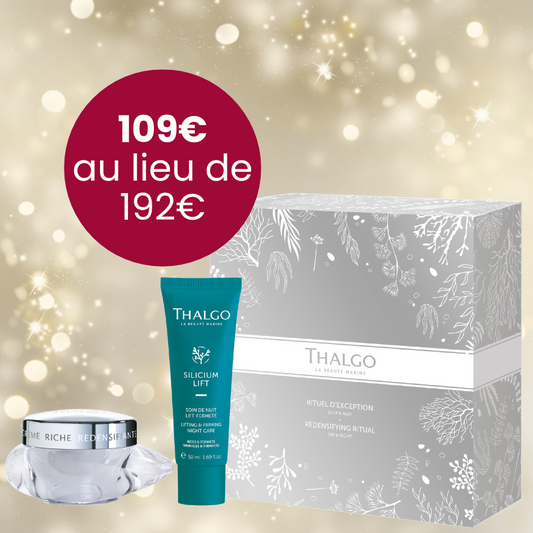 Rituel d'Exception Thalgo - Crème Riche Redensifiante + Soin de Nuit Lift Fermeté OFFERT