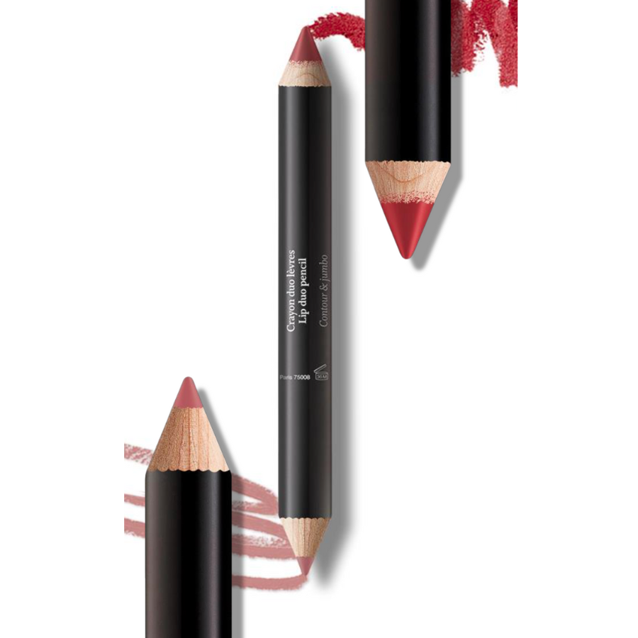 Crayon duo lèvres Sothys - Contour & Jumbo - Nude & Rouge Enchanté